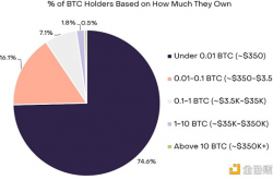 灰度揭秘比特币所有权格局：仅2.3%所有者有1个以上比特币