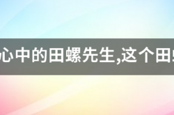 女生心中的田螺先生,这个田螺先生什么意思？