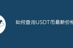 如何查询USDT币最新价格？